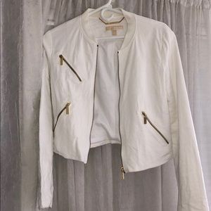 White denim like jacket